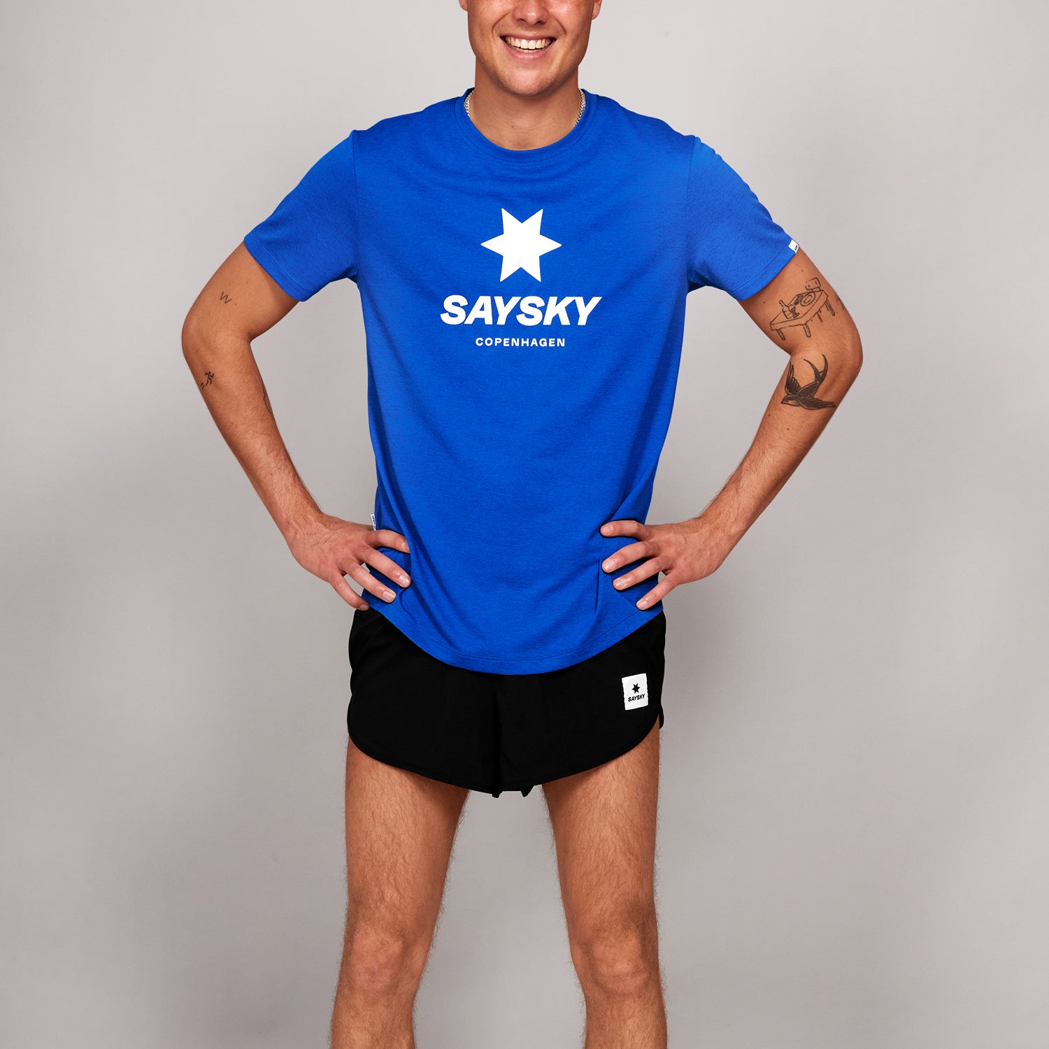 SAYSKY 迷彩柄 ランニング Tシャツ Mサイズ saysky セイスカイ