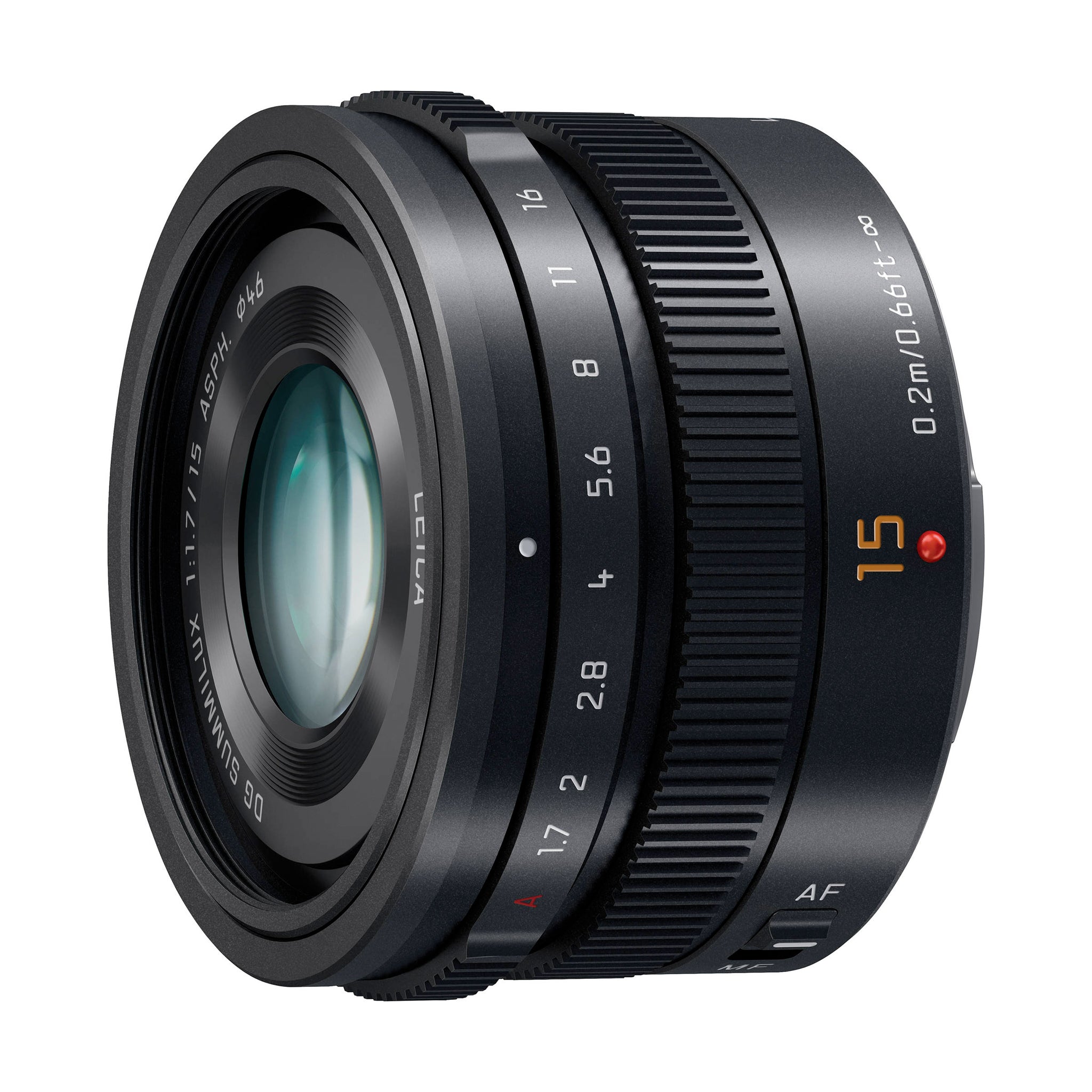 Panasonic LUMIX G Series LEICA 15mm F1.7 DG SUMMILUX Lens - H-X015K