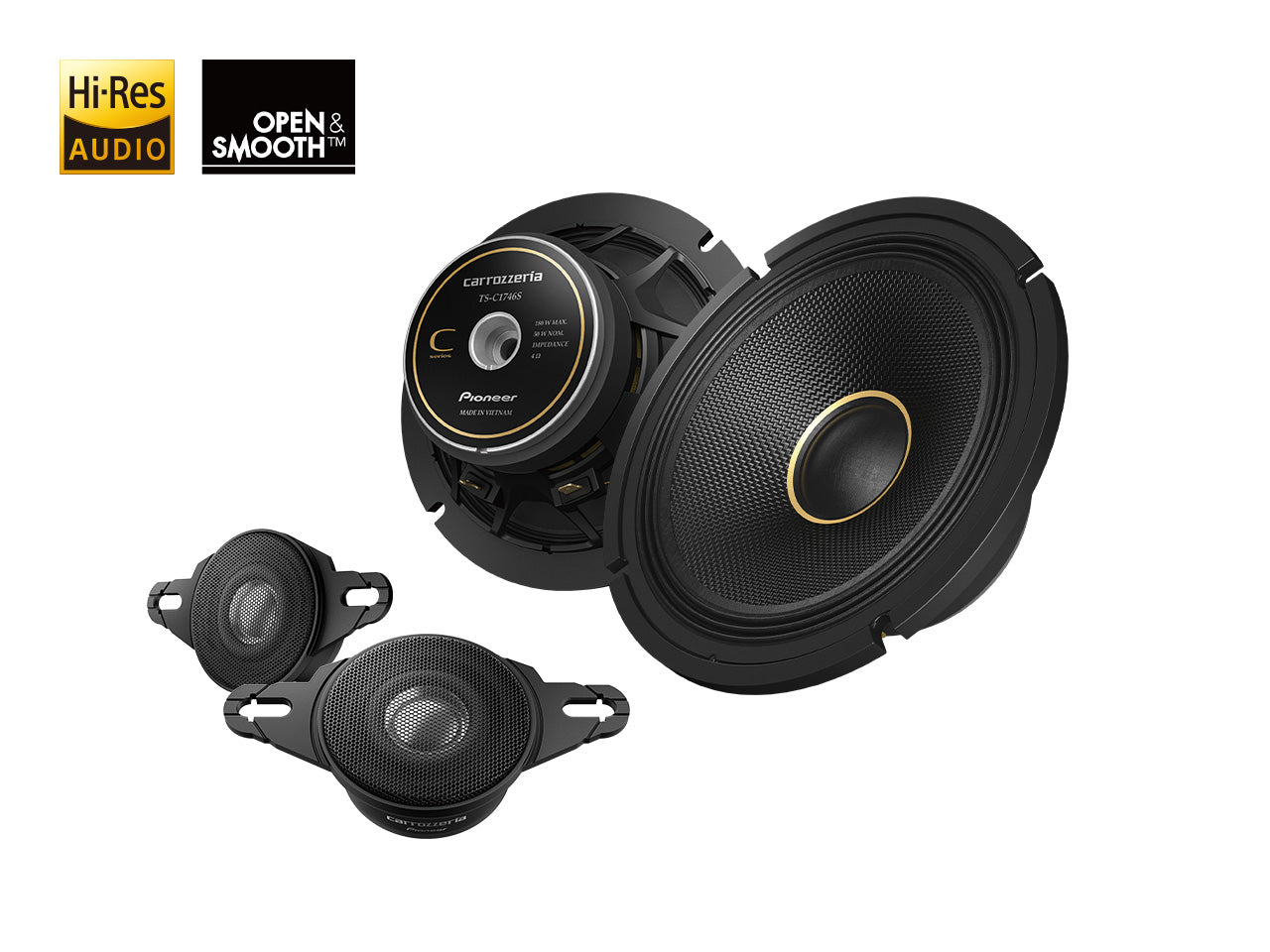 17cmセパレート2ウェイスピーカー TS-C1746S ｜パイオニア公式