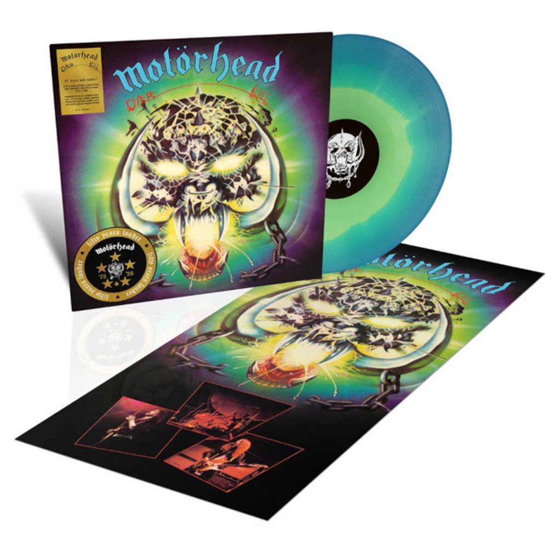 MOTÖRHEAD 'OVERKILL' LP (50th Anniversary Edition, Turquoise and Blue
