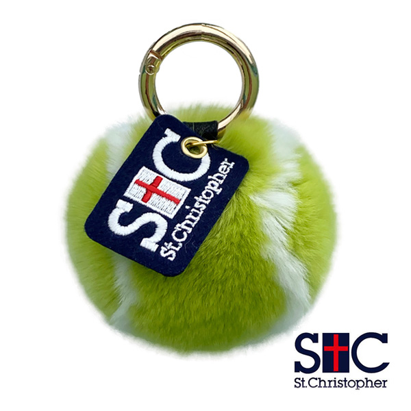 セントクリストファー アクセサリ・小物 ]ファーボールチャーム STC