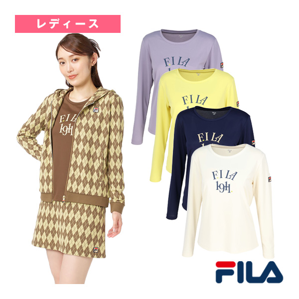 フィラ ウェア（レディース） ]ロングスリーブグラフィックTシャツ