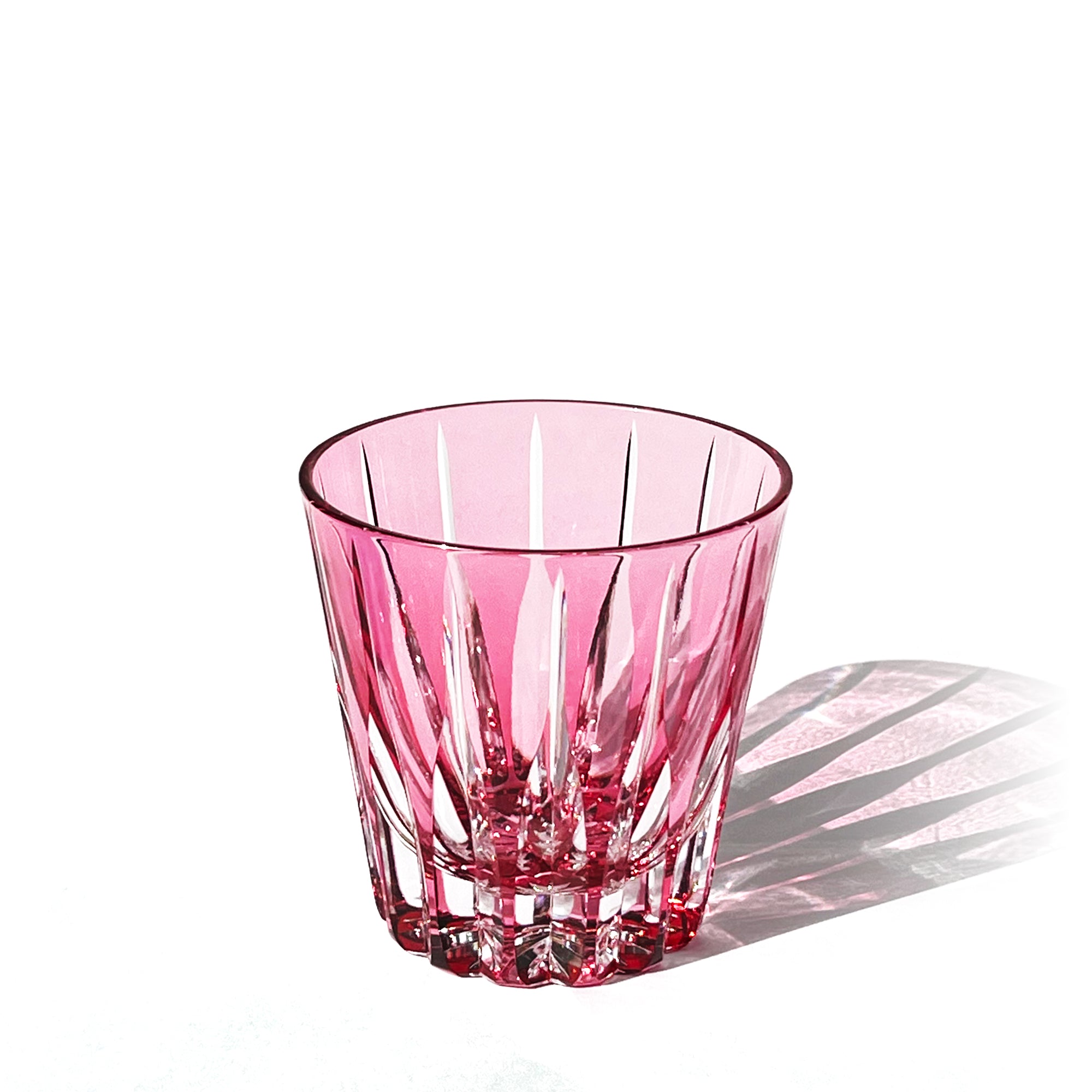 江戸切子 剣菱 クリスタル 2025イヤーズグラス 金赤 ｜江戸切子グラス