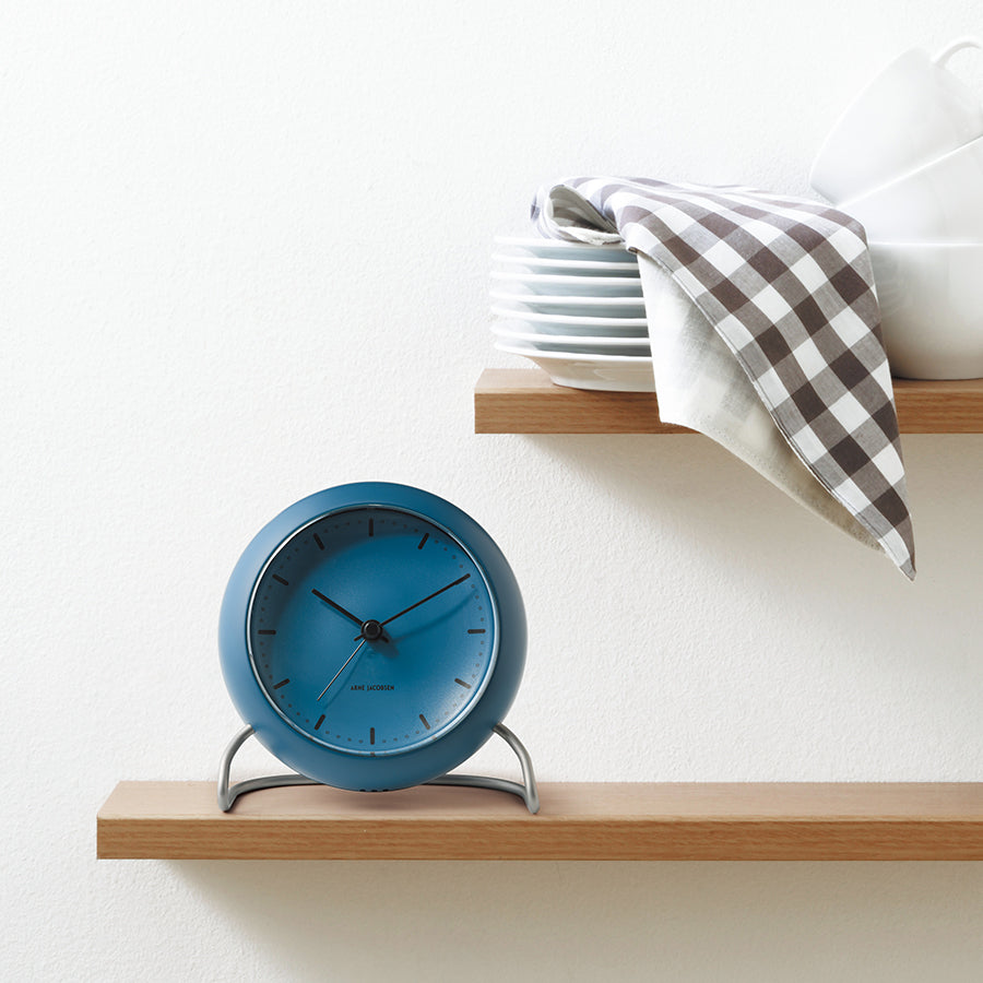 アルネヤコブセン シティホール 置時計 テーブルクロック ストーン