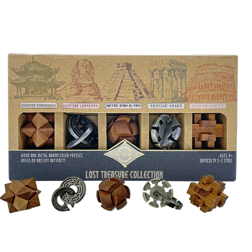 True Genius Lost Treasure Collection - Brain Teaser Puzzles | CR Toys