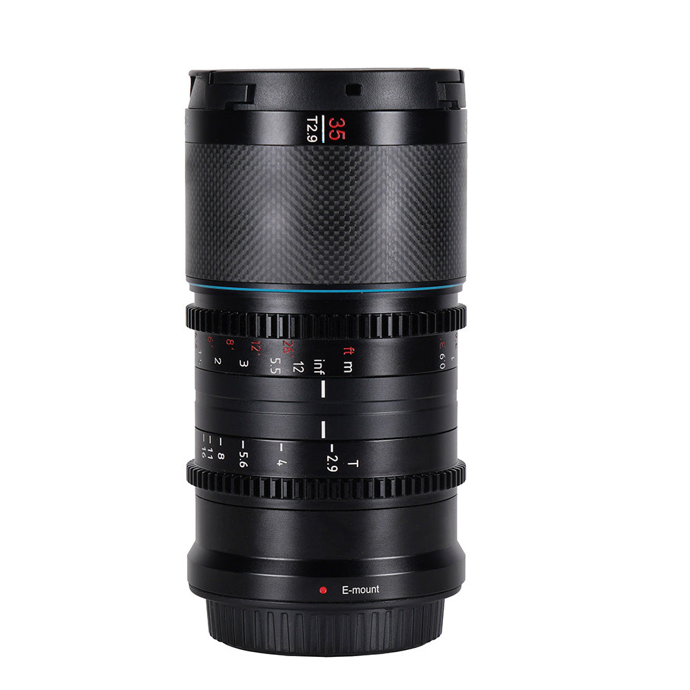 カーボンファイバーアナモルフィックレンズ 1.6x Full Frame 35mm