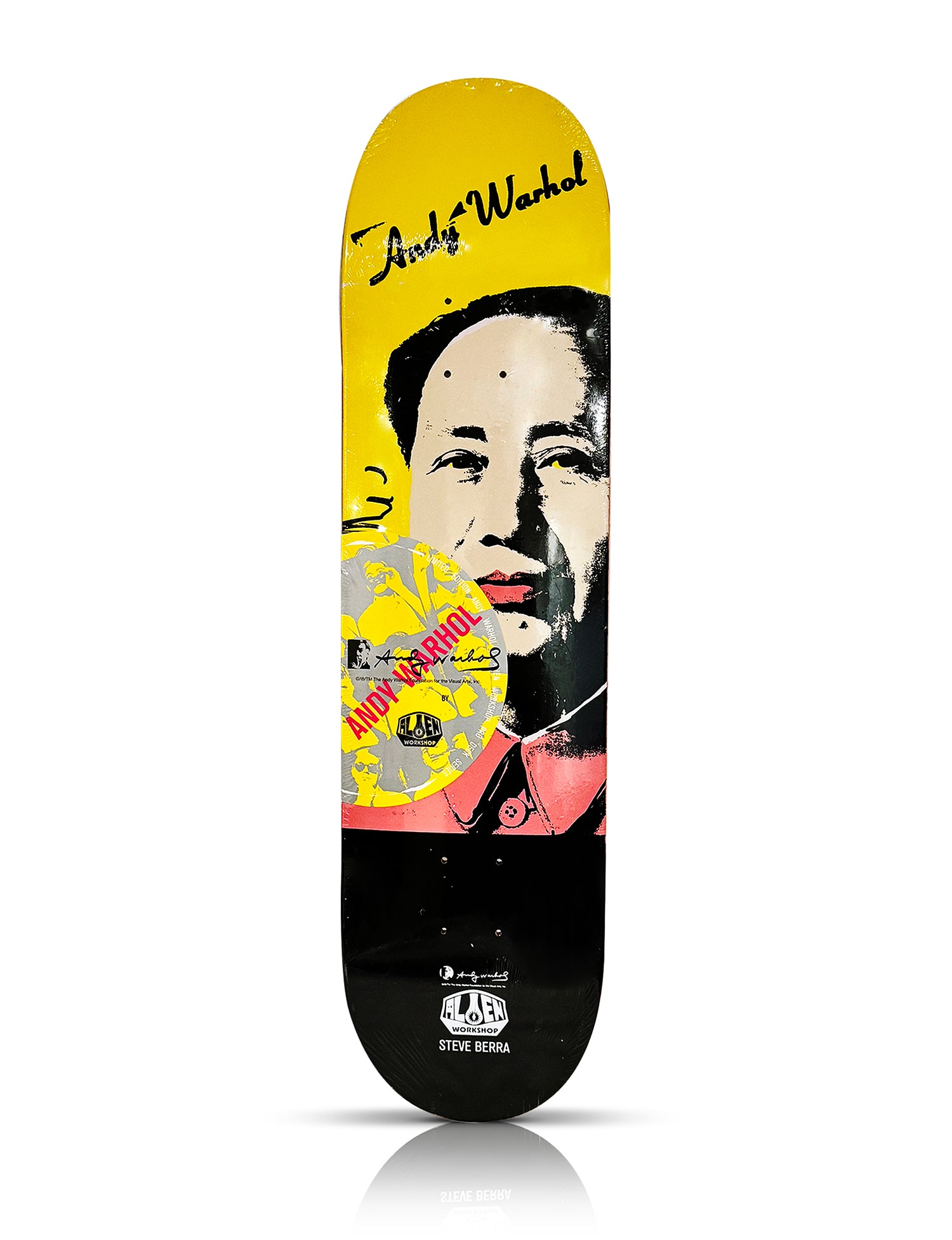 ANDY WARHOL x Alien Workshop 'Mao' (2011) Skateboard Deck (yellow