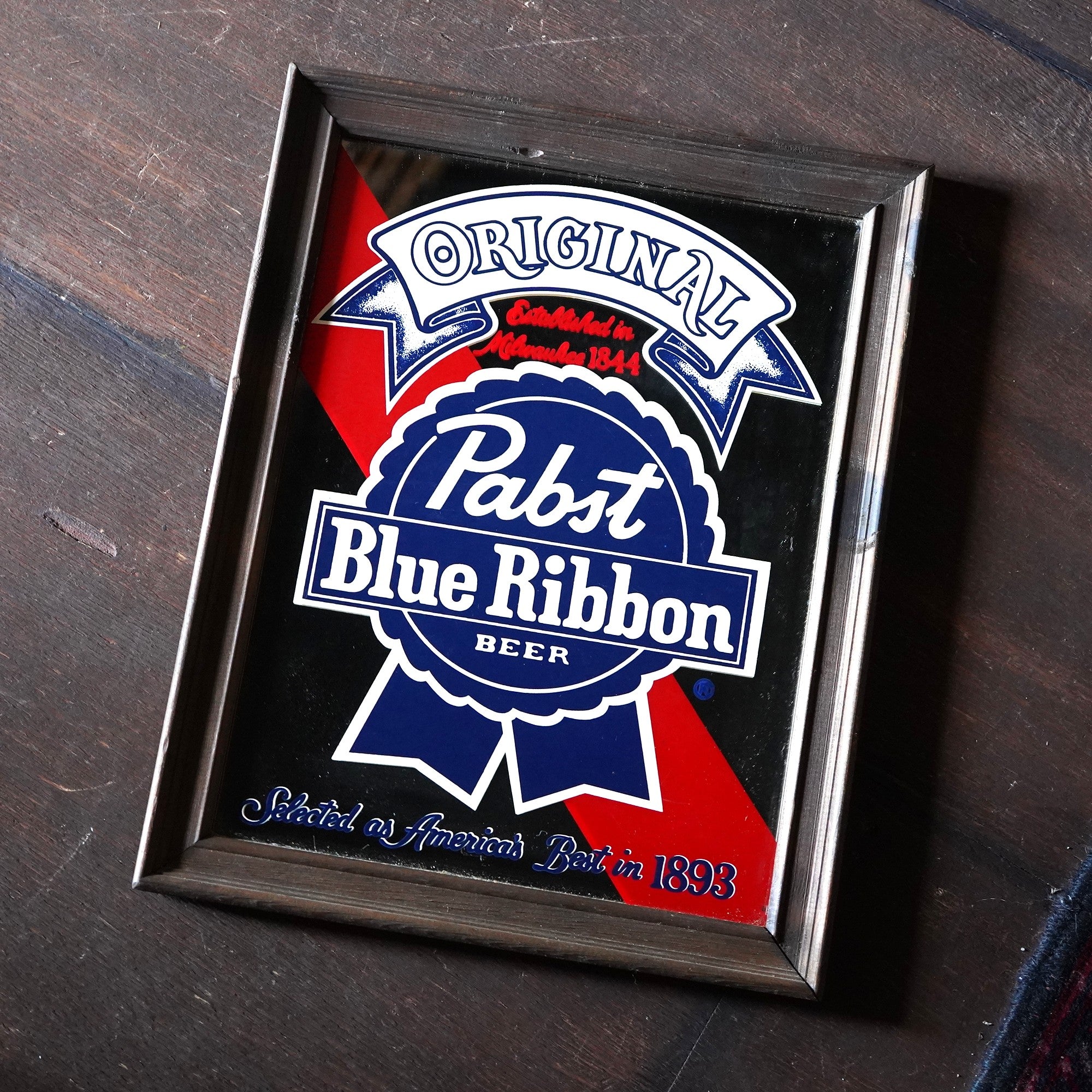 1980's Pabst Blue Ribbon パブミラー – SK OLDIES
