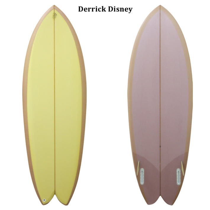DERRICK DISNEY SURFBOARDS TWINZER FISH MODEL 5'5” – slowlife