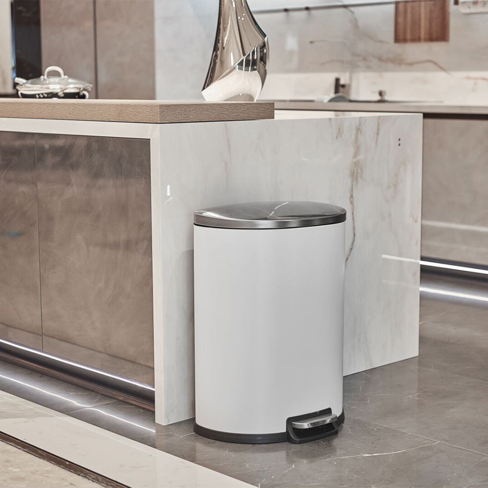 50L／45L ペダル式ゴミ箱 ステンレス ダストボックス 大容量 おしゃれ