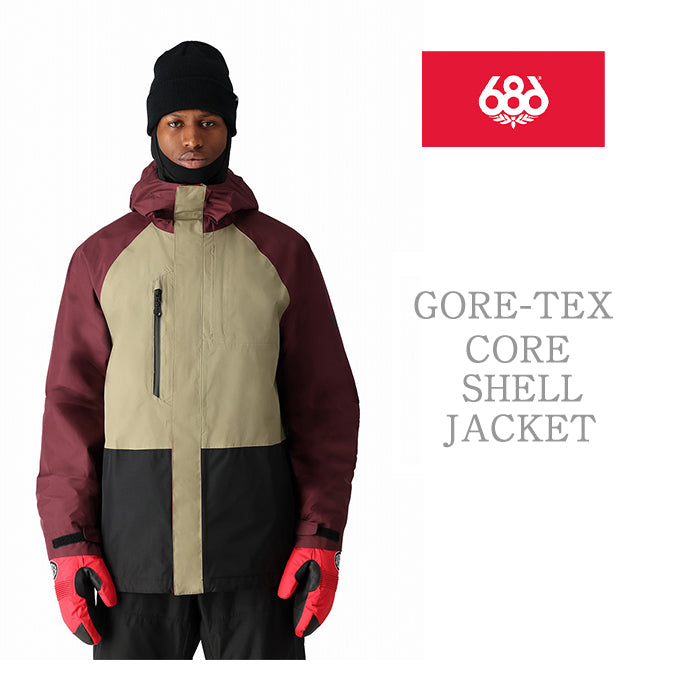686 ロクハチロク GORE-TEX CORE SHELL JACKET 24-25 スノーボード ウェア