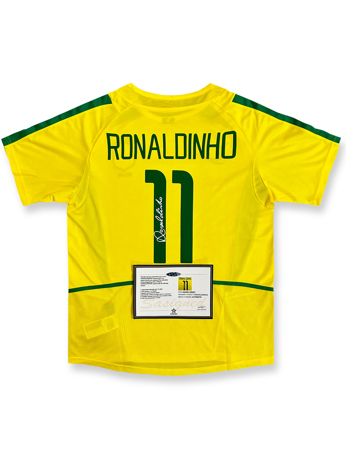 2002年 ブラジル ホーム ロナウジーニョ サイン入り 11番-KICKO – Kicko
