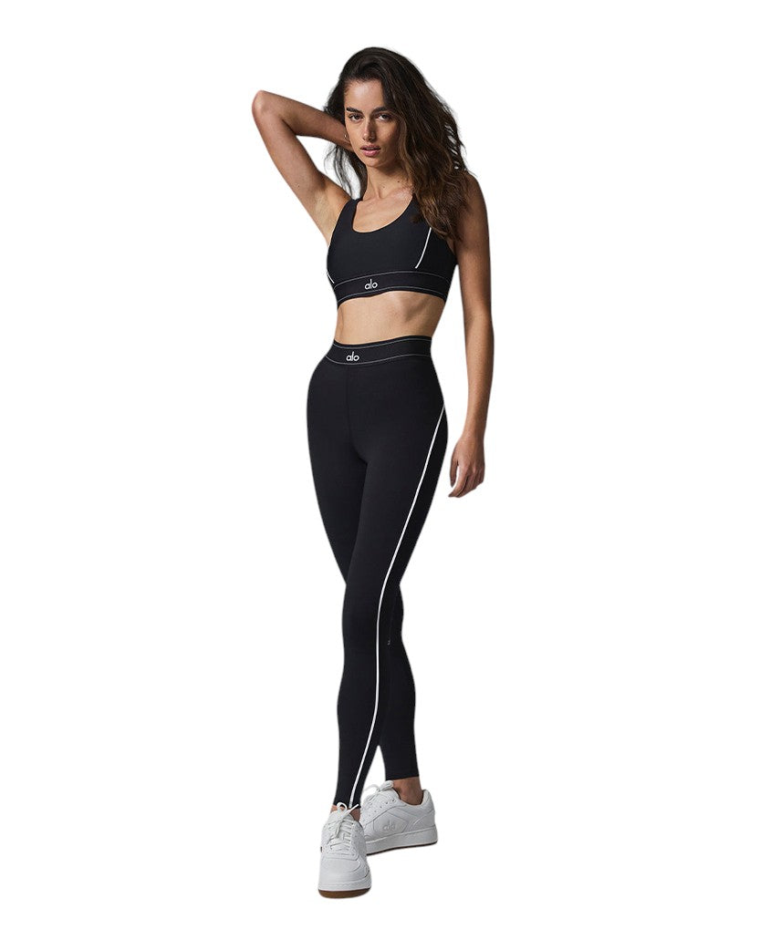 Комплект Alo Yoga Airlift Suit Up Legging and Bra Black | SSTORIES