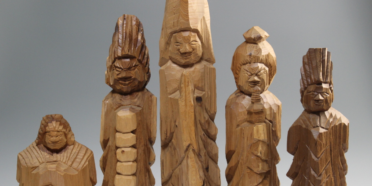 円空彫り | 井波彫刻・彫刻体験の谷口信夫工房