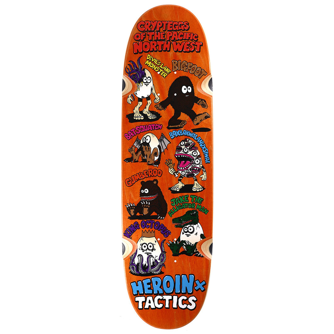 HEROIN SKATEBOARD | HEROIN X TACTICS CRYPTEGGS 9.125 SYMMETRICAL