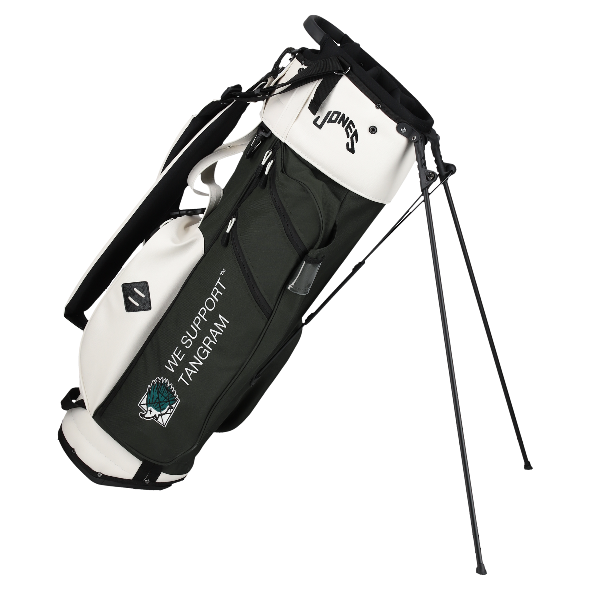 CLUBHAUS ×JONES × TANGRAM CREW CADDY BAG 3 DARK OLIVE TGA-G43