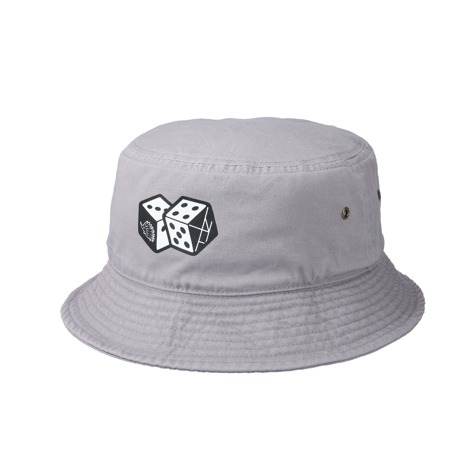 CLUBHAUS × TANGRAM DICE BUCKET HAT GRAY TGA-UHAT37