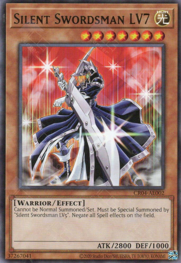 CR04-AE002 Silent Swordsman LV7 (R) – TCG Corner