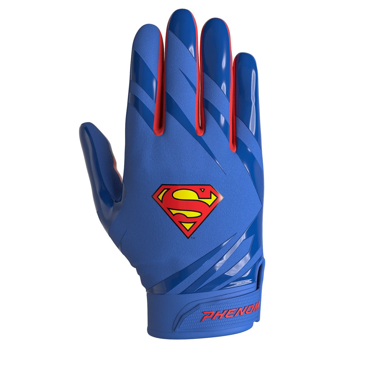 Phenom Elite Vapor Stick 5.0 Superman Youth Football Gloves