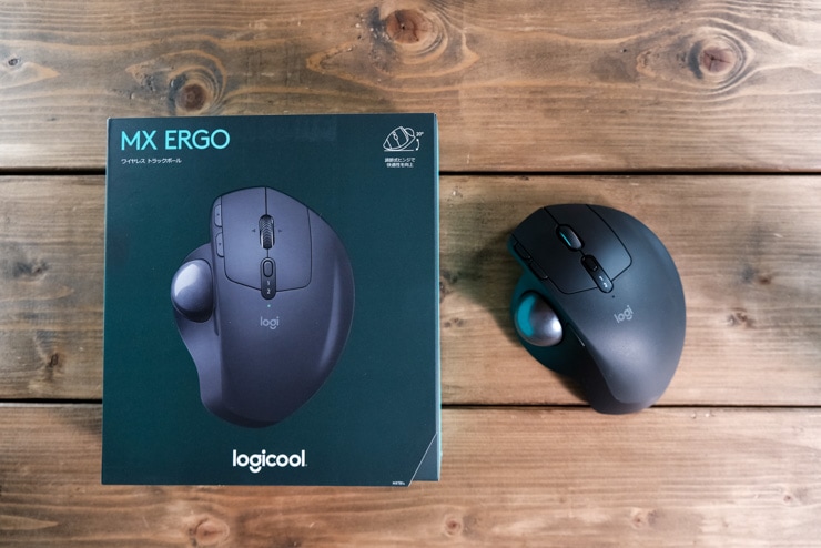 Logicool MX ERGOレビュー│手首にやさしいハイエンドトラックボール
