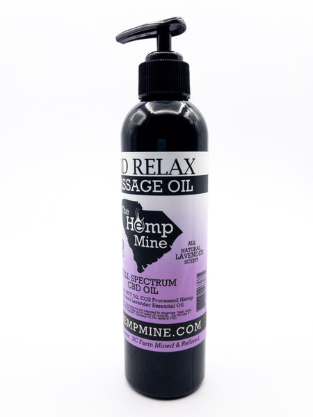 CBD Relax Massage Oil (1000mg CBD) - The Hemp Mine