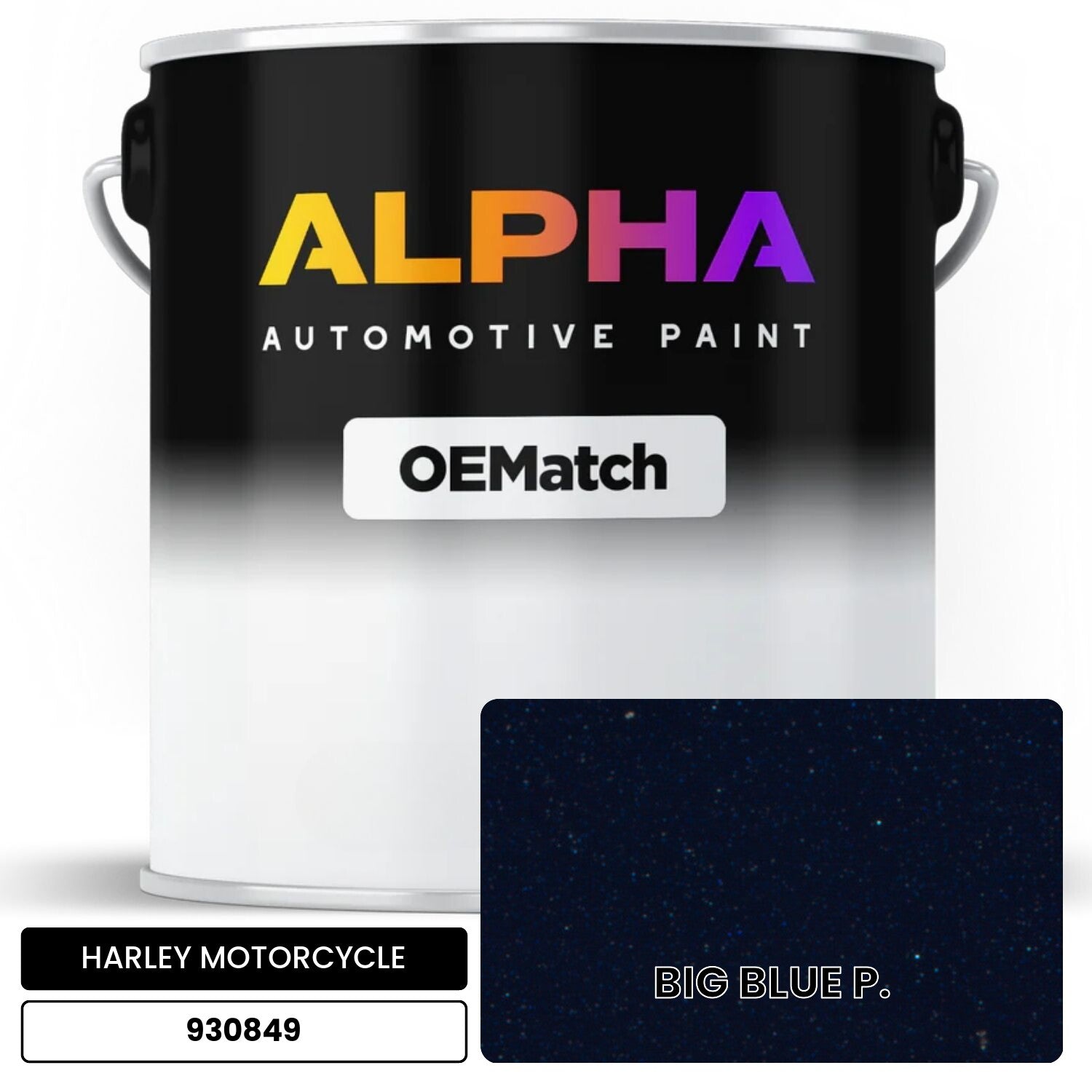 Harley-Davidson Big Blue Pearl 930849 | OEMatch Basecoat – The