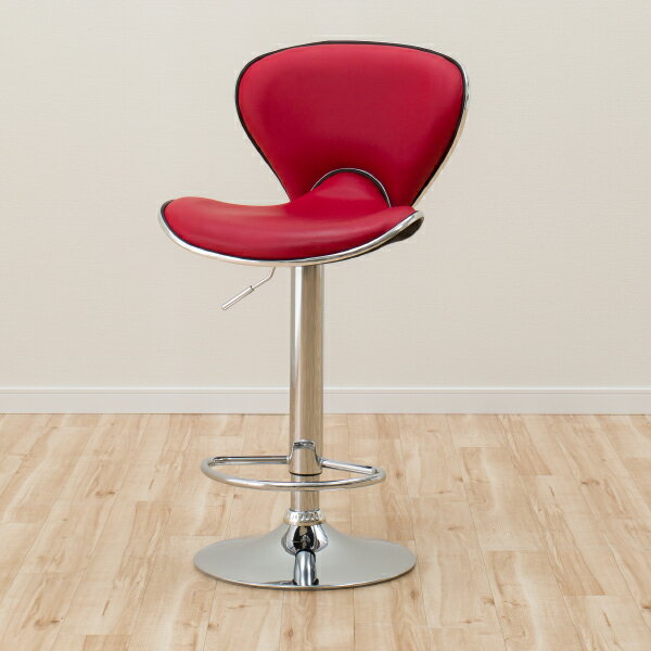 ニトリ カウンターチェア(マーユH-1290 RED) 【玄関先迄納品】 【1年