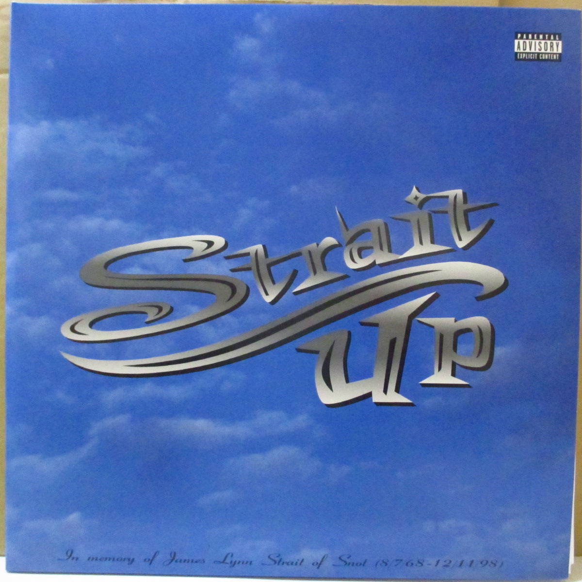 SNOT (スノット) - Strait Up (US オリジナル LP/光沢見開きジャケ
