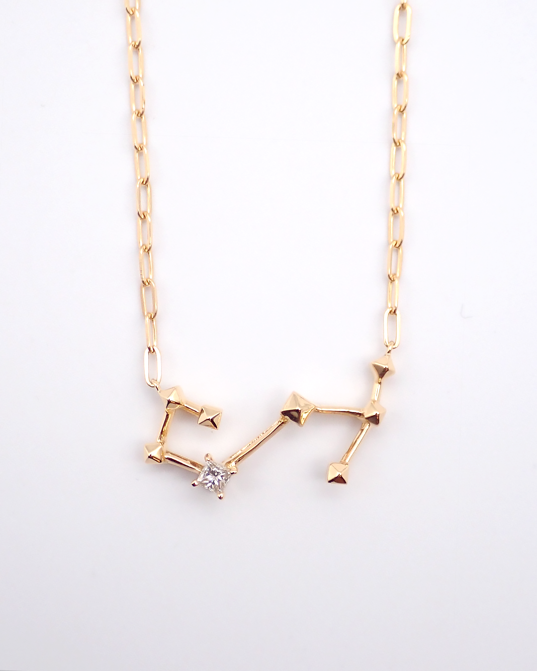 TOBExx | K18 さそり座 ペンダント ネックレス 天然ダイヤモンド ｜18