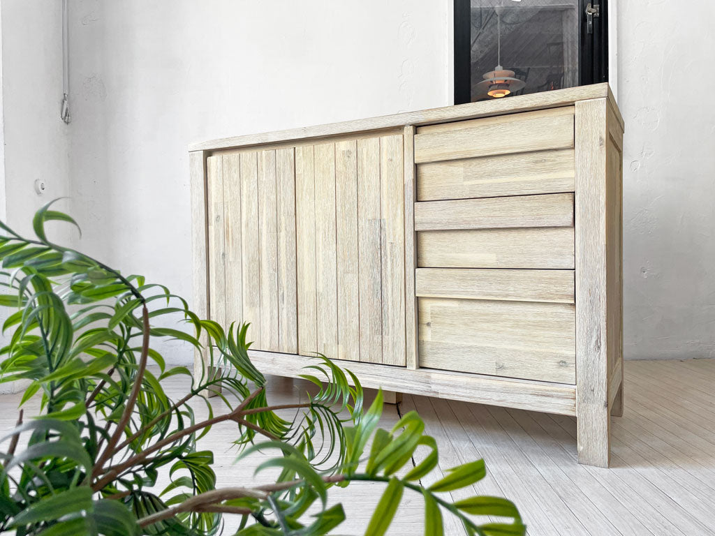 ウニコ unico マノア MANOA キャビネット サイドボード アカシア材