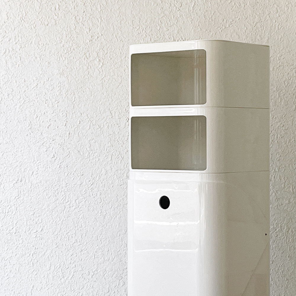 カルテル Kartell コンポニビリ スクエアエレメント ロータイプ2段+