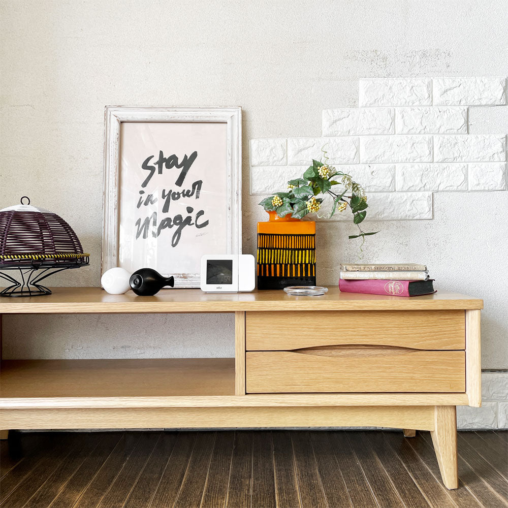 ウニコ unico シグネ SIGNE TVボード AVボード ナチュラル オーク材