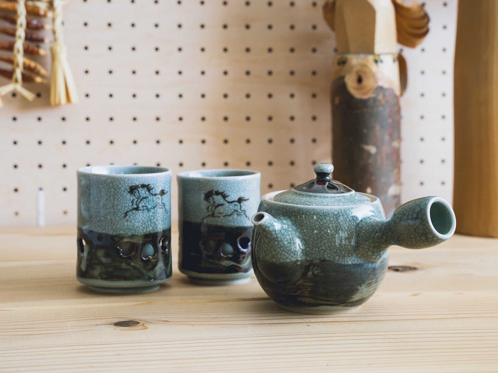 大堀相馬焼 松永窯 二重急須〉 – 東北スタンダードマーケット