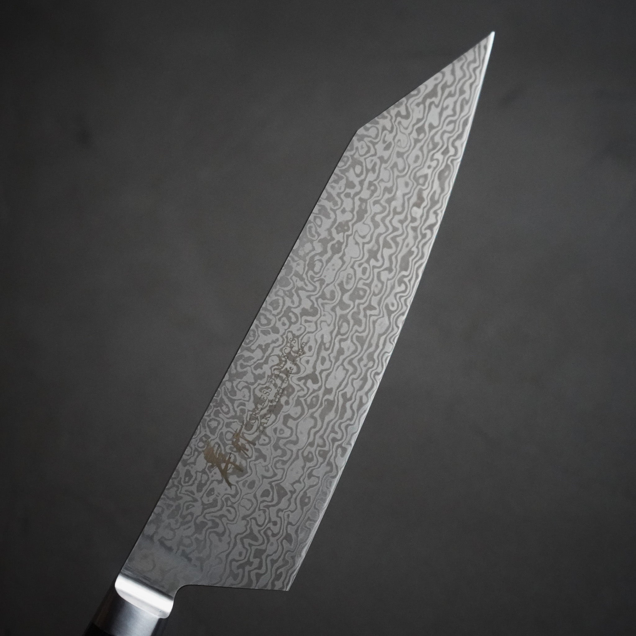 コアレスダマスカス 剣型牛刀包丁 180mm / 堺孝行 – Tomoe-Ya