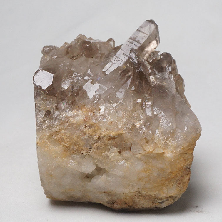 スモーキークォーツ クラスター 煙水晶 原石 モリオン 黒水晶 ブラジル