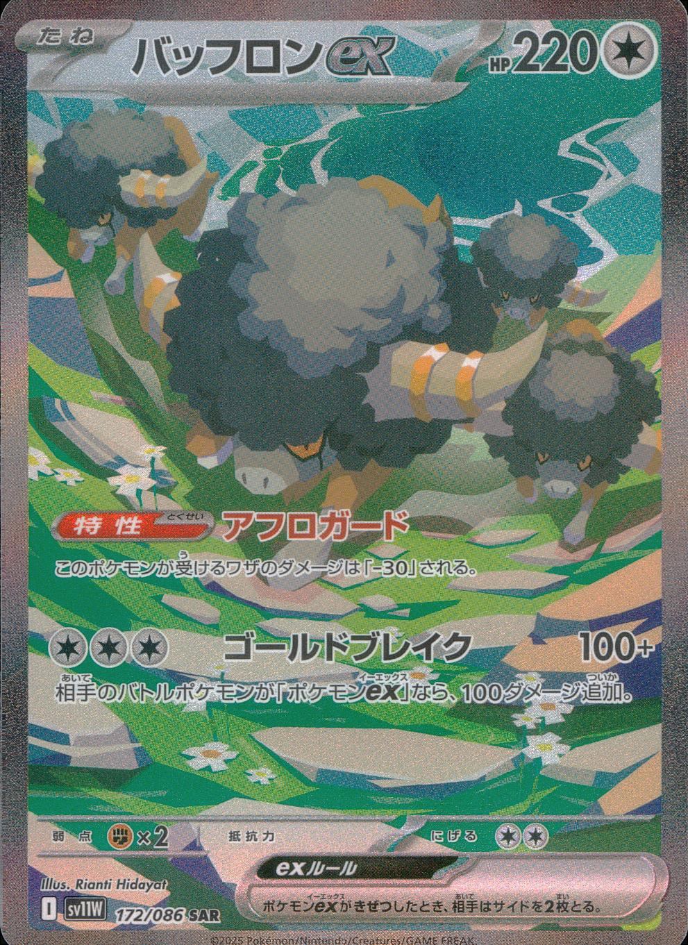 172/086/SV11W/B/SAR バッフロンex