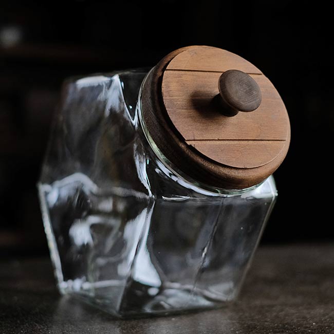 六角形のクッキージャー – zakka store towi