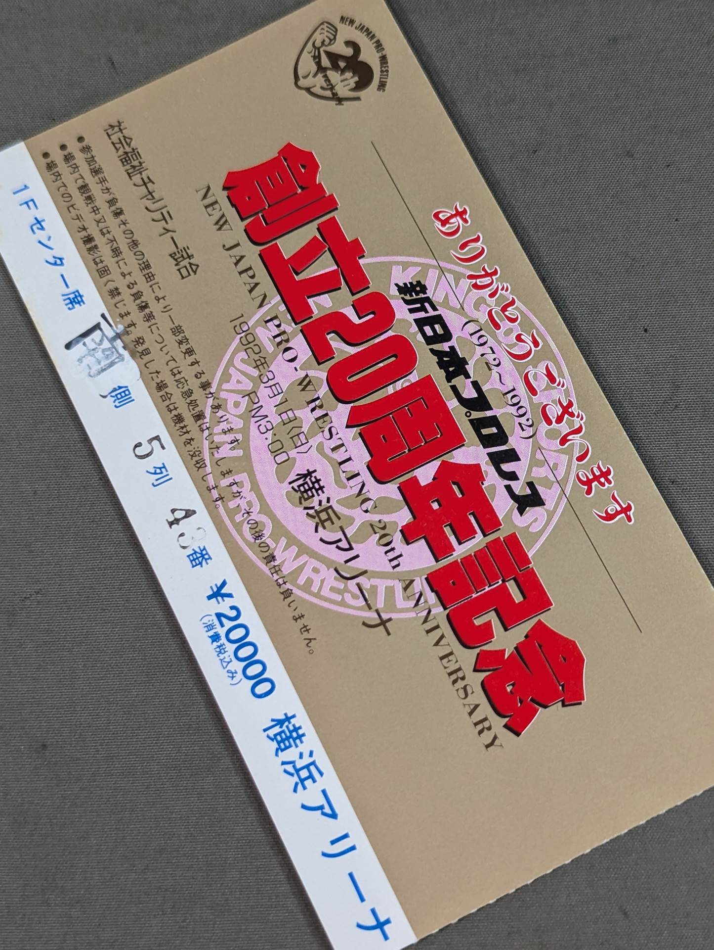 New Japan Pro Wrestling 20th Anniversary – 闘道館