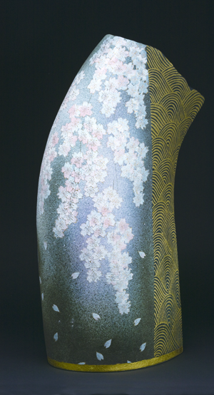 島田恭子 独学の草花文 - 陶芸ネット