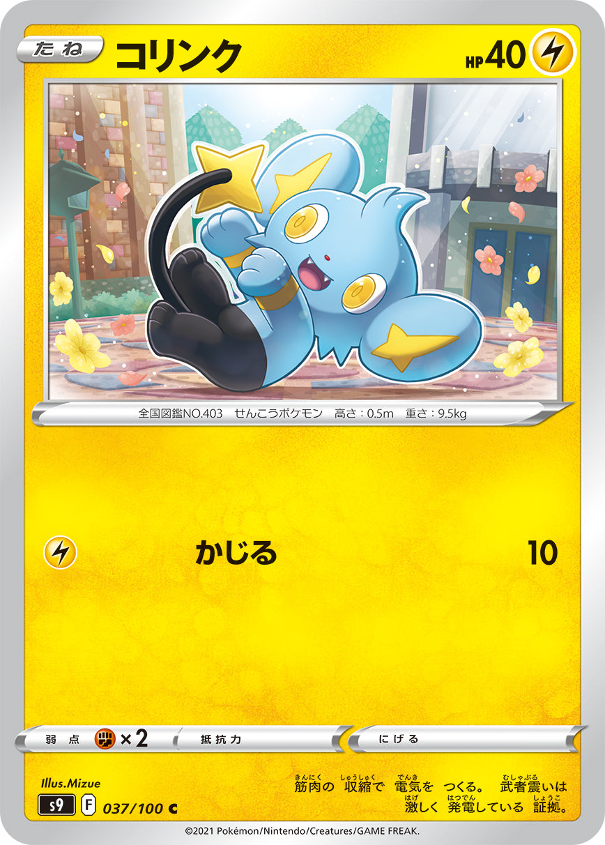 C コリンク 037/100［s9］｜ポケモンカードゲーム通販｜シングルカード