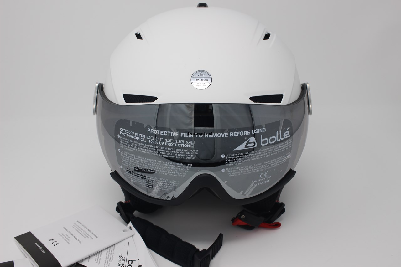 レビュー Bolle Visor バイザー付きヘルメット | ゴンの山小屋