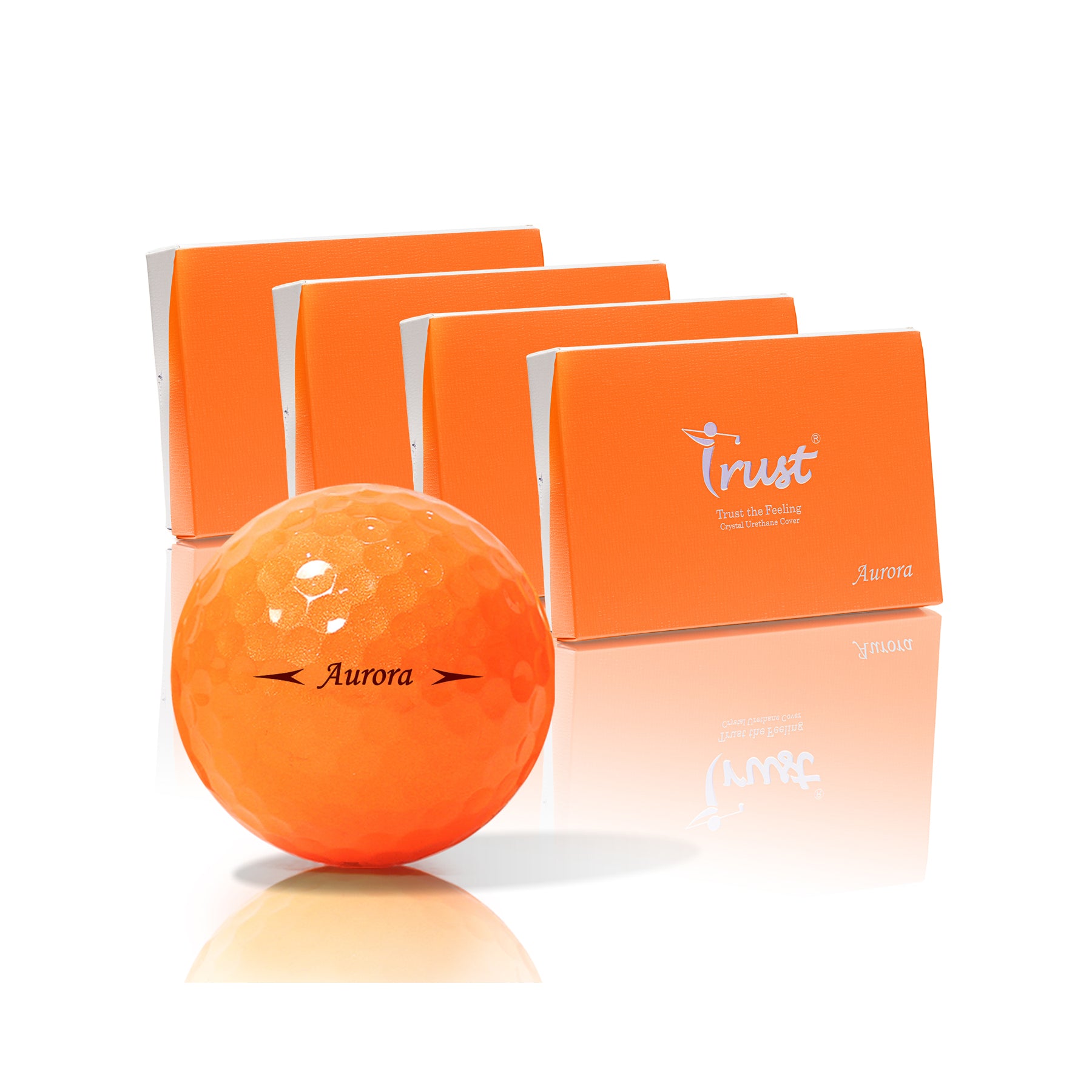 オーロラオレンジ ゴルフボール 『お得な4ダースセット』 – Trust Golf