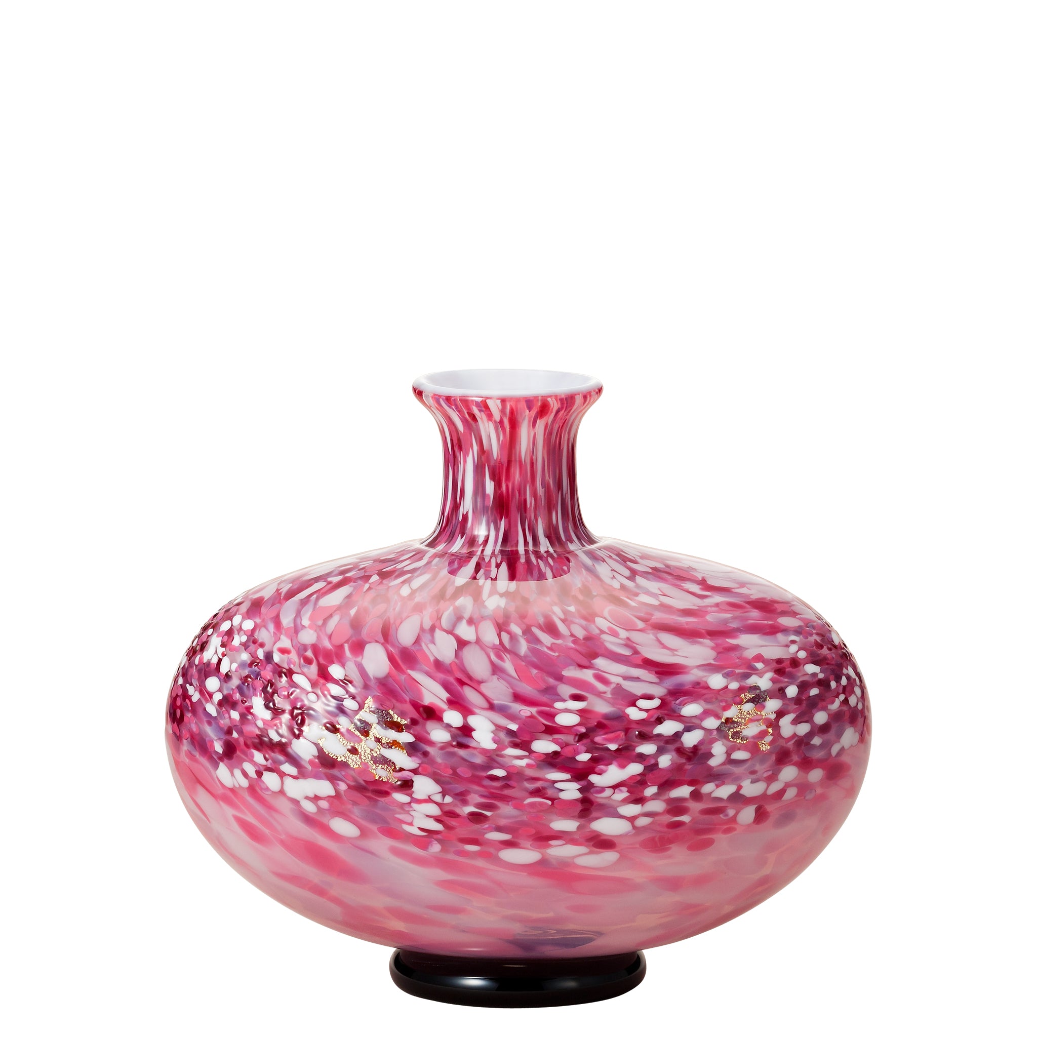 津軽びいどろ 花びん 弘前桜 花あかり 花器 | 華やかな花器 上品な