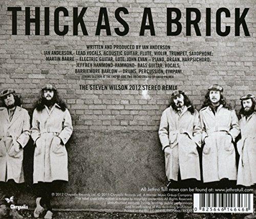 Jethro Tull - Thick As A Brick (Steven Wilson 2012 Stereo Remix) - CD