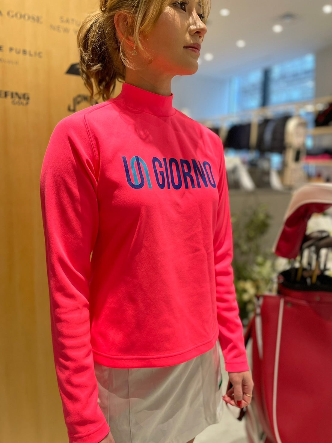 ゴルフウェア レディース 長袖モックシャツ – Un Giorno online