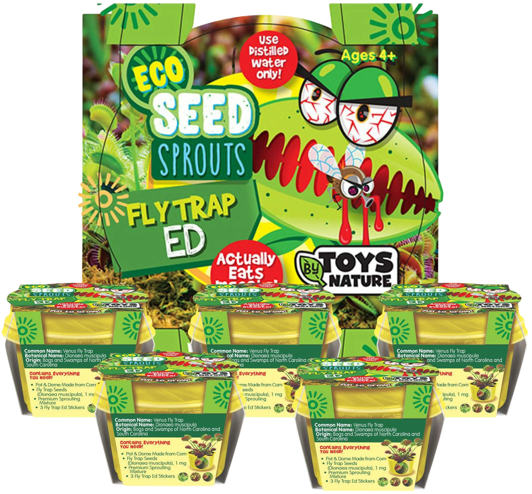 Eco Seed Sprouts Flytrap Ed - Multipack of 5 – Unique Gardener