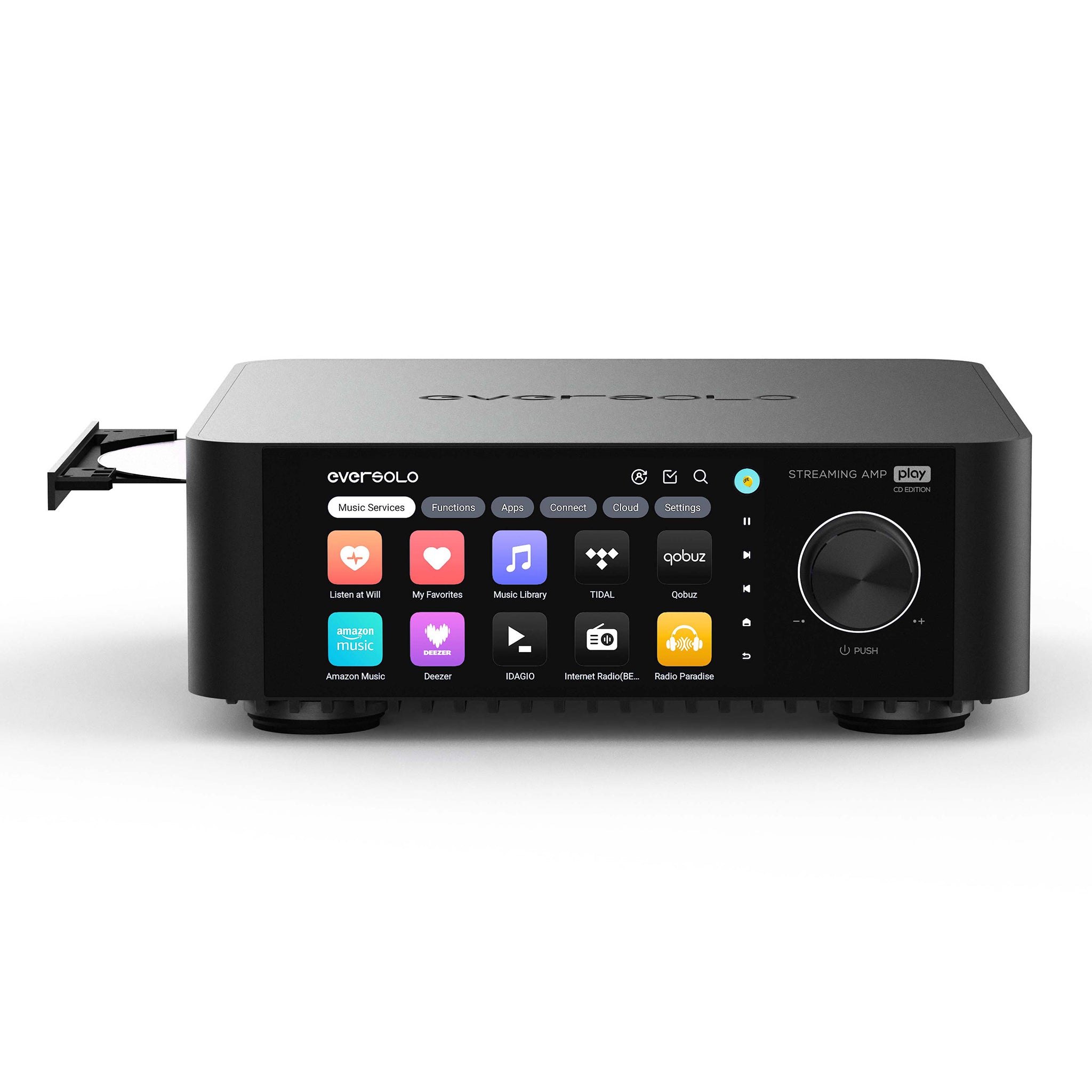 Eversolo Play CD Edition All-In-One Streamer/Amplifier – Upscale Audio