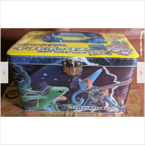 22-U0087 Pokemon Japanese Emerald Gift Box, Rayquaza Deoxys ex