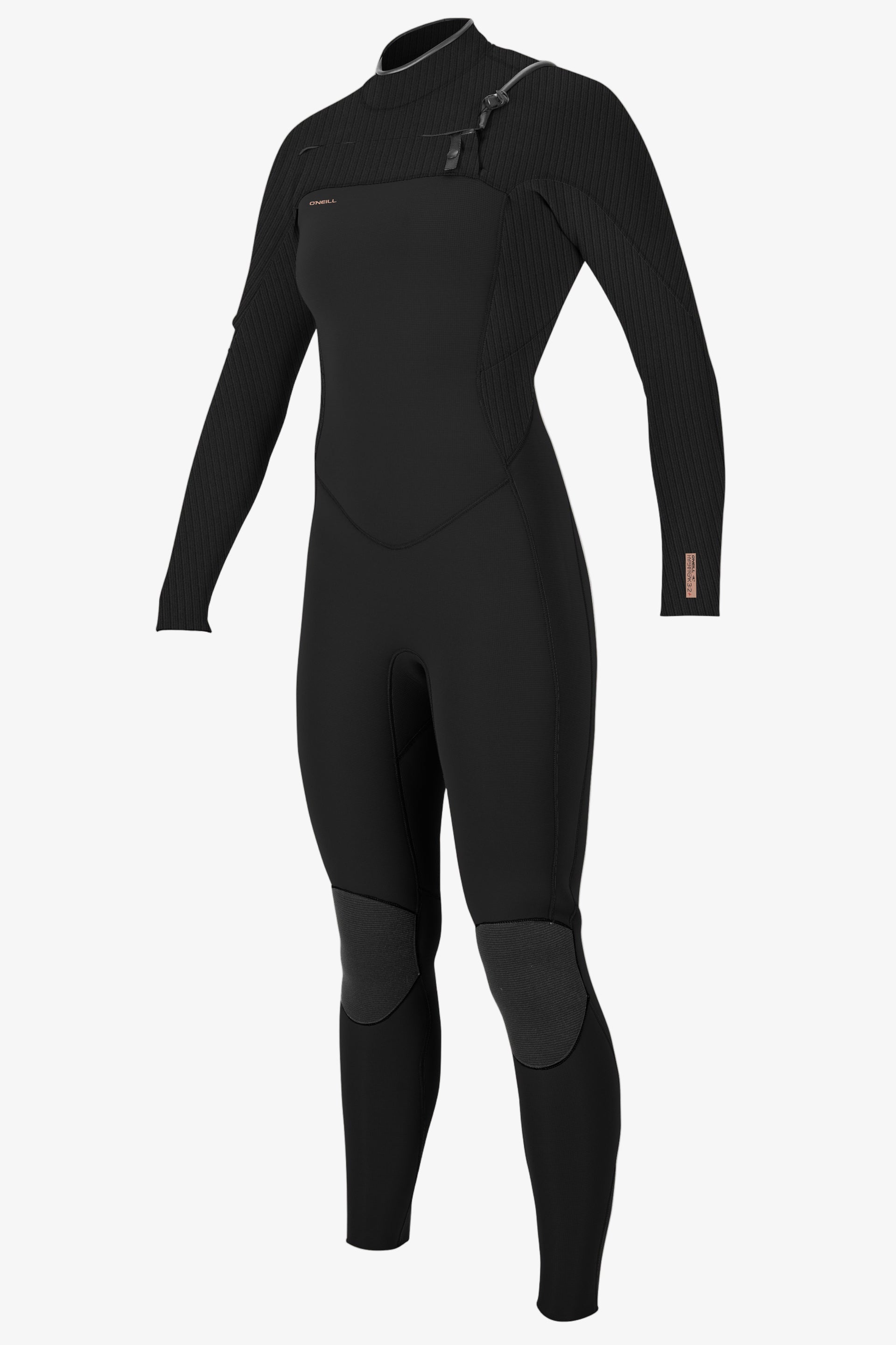 Women's Hyperfreak 3/2+MM Chest Zip Full - Black/black | O'Neill