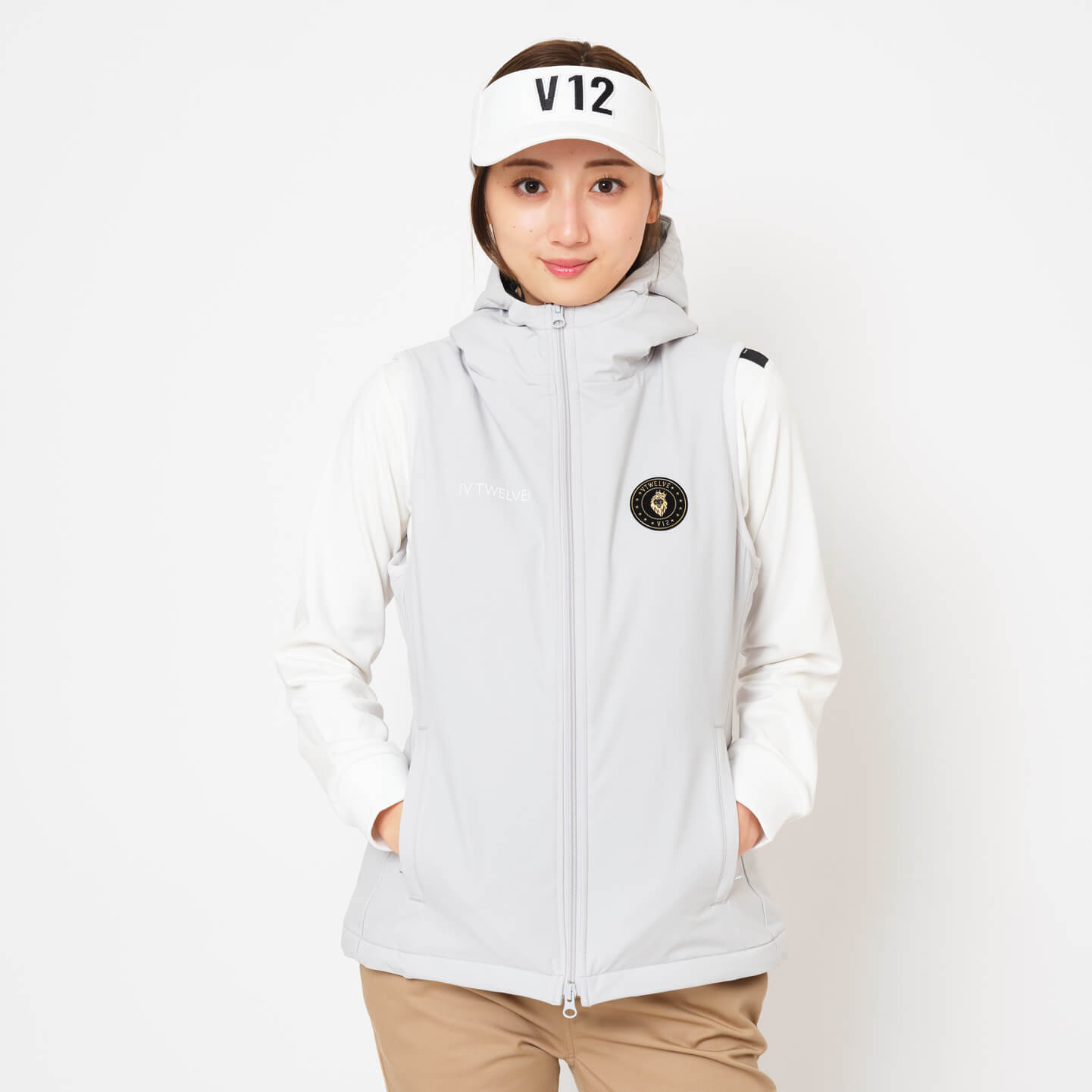 V12] ゴルフ レディース ジャケット HIDE HOOD VEST | 【公式通販】